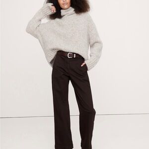 Banana Republic Dark Brown Straight Leg Pants